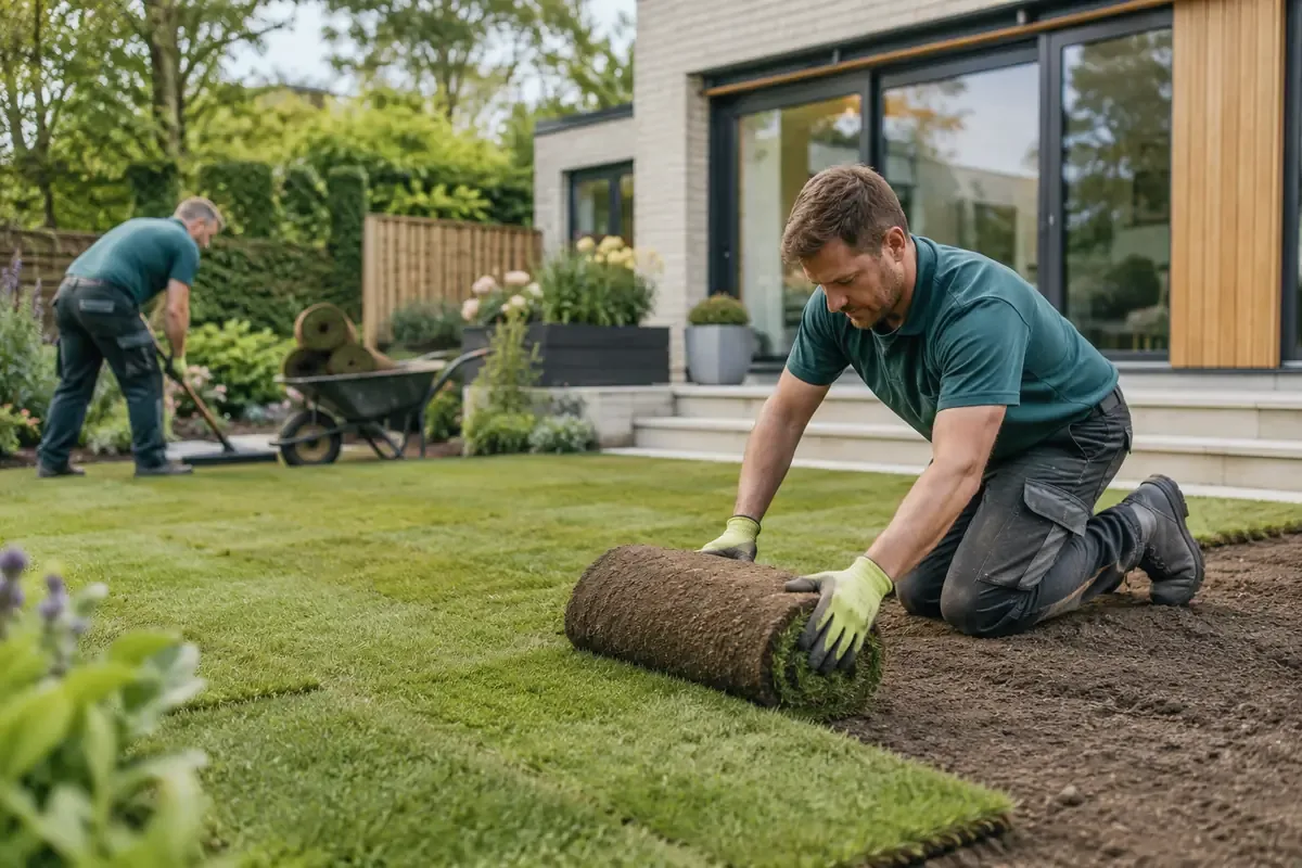 damaged turf patching
